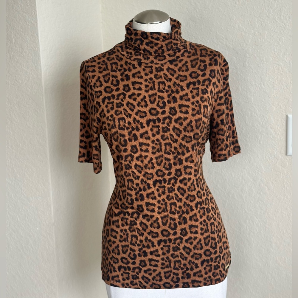 MICHAEL Michael Kors Leopard Print Blouse
